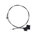Hood Release Cable For Jeep Grand Cherokee 2005 2006 2007 2008 2009 2010 Textured Black Plastic And Metal With Handle 