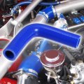 X Autohaux 1 Set 19mm 0 75 Id 90 Degree Elbow Engine Silicone Hose Blue For Car Intercooler Intake Piping With 2 Pcs Clamps