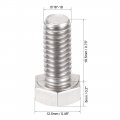 Uxcell 5 16-18x3 4 Hex Bolts 304 Stainless Steel Hexagon Screw Bolt 6pcs