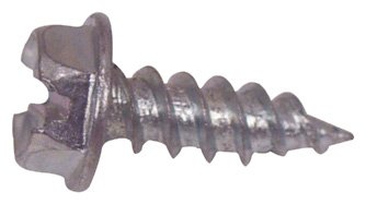 012-tr50 8 X 3 4 In Zinc Unslotted Hex Washer Head Screws Pack Of 50 Unc Thread Round Point External Drive