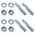 4 Sets Carburetor Studs Set Metal Mounting Stud Kit With Hex Nuts Spacers Carbureter Accessories Fit For 5 16in Threads Intake