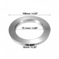 X Autohaux 4pcs Od 108mm To Id 75 1mm Aluminum Alloy Car Hub Centric Rings Wheel Bore Center Spacer