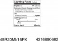 Ge Incandescent Flood Light Bulbs R20s 45-watt 245 Lumen Medium Base Soft White 6-pack Indoor Recessed Light For Indoors