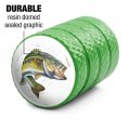 Largemouth Bass Fishing 6 Valve Stem Caps For Tire Rim Wheel Aluminum Green