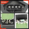 A-premium Hvac Heater Blower Motor And Resistor Assembly Compatible With Bmw Vehicles 318i 1995-1998 318is 1995-1997 323i 1998