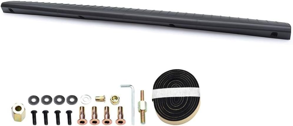 Tailgate Molding Cap Spoiler Moulding Protector Top Cover For Dodge Ram 1500 2002-2008 Fit 2500 3500 2003-2009 Black