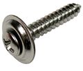 36 Piece Black And Chrome Trim Screw Assortment Kit With Counter Sunk Washers 0001-s Model Includes 8 10 Screws Various Lengths 