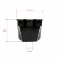 The Rop Shop Pack Of 12 Black Cage Containers To Hold Nuts Bolts Nails Screws In Garage Shop