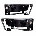 Clear Lens Fog Light Lamps Compatible With Honda Accord 4 Door 2013-2014 W Wiring Kit Pair Bumper