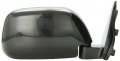 Fit System Passenger Side Mirror For Toyota Pick-up Window Mount W O Vent Black Foldaway Manual 