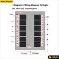 Emylo Dc 12v 12ch 433mhz Universal Wireless Relay Remote Control Light Switch Rf Transmitter With Receiver
