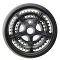 Sunlite 1-piece Chainring Triple 28 X 38 48t Black 
