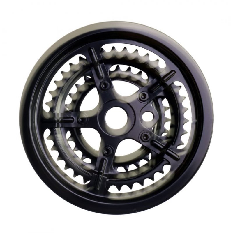 Sunlite 1-piece Chainring Triple 28 X 38 48t Black