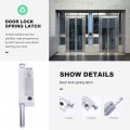 Deadbolt Lock Kickdown Door Garage Security Spring Foots Window Bar Zinc Alloy Revolving Office Spring Surface Mounted