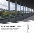Deadbolt Lock Kickdown Door Garage Security Spring Foots Window Bar Zinc Alloy Revolving Office Spring Surface Mounted