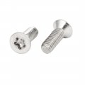 Uxcell M4x12mm 304 Stainless Steel Fully Thread Countersunk Flat Head Torx Five-lobe Screw 30pcs
