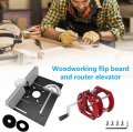 Yuewo Router Lift Kit Manualing System Table Saw Insert Base Plate For Plates And Lift Systems