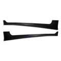 Side Skirts For 2006-2011 Honda Civic 4 Door Sedan Pp Black Bottom Line Extension By Ikon Motorsports 2007 2008 2009 2010 