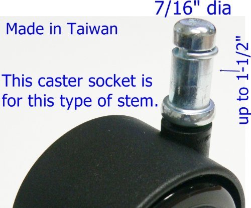 Oajen Metal Threaded Star Type Insert Adapter For 1 Od Round Tubing 7 16 Center Opening Pack Of 20