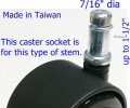 Oajen Metal Threaded Star Type Insert Adapter For 1 Od Round Tubing 7 16 Center Opening Pack Of 20
