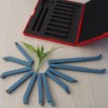 Jieotwice 11pcs Metal Lathe Turning Tool Rod Industrial Carbide Welding Cnc Brazed Tipped Cutter Bit Cutting Kit 10mm Shank