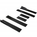 Rocker Splitters Diffuser 2cm Fit For Most Cars Sedans Universal Black Side Skirt 