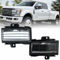 Nslumo Sequential Led Side Mirror Marker Lights Compatible W 2015-2023 F150 F250 F350 F450 Pickup Towing Amber Turn Signal 