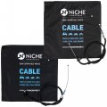 Niche Push Pull Throttle Cable Set For Suzuki Sv650 Sv650s 58300-20f00 58300-20f10