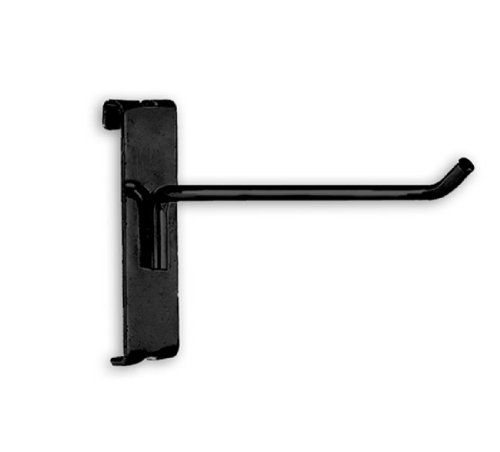 6 Gridwall Hooks For Grid Panel Display 50 Pcs Box 1 4 Dia Wire Standard Duty Black Color
