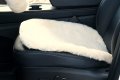 Natural Sheepskin Car Seat Covers For Women And Men 100 Genuine Fur Pad Cars Jeeps With Elastic Straps Non-slip Suede Backing 