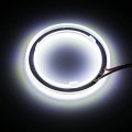 1 Pair Car White Led Angel Eyes Keenso Headlight Halo Rings Cob Lamp Light 12v For Motorcycle 60mm