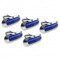 Newsmarts Clearence Light Front Rear Side Marker Indicators Bus Van Boat Lamp For Truck Trailer Pickup Suv Caravan 5pcs Blue
