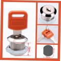 Gadpiparty 3pcs Key Locks Tubular Cam Interchangeable Crochet Hooks Diy Puzzle Lampshade Desk Cupboard Drawers Mailbox Safe