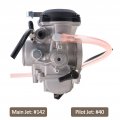 Klr650 Carburetor For Kawasaki 2008 2018 T Pipe Main Jet 142 Pilot 40 Replaces 15003-0118 15004-0050 15004-0072 15004-0073 With