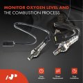 A-premium O2 Oxygen Sensor Compatible With Mazda 626 Mx-6 Mx6 1996-1997 2 0l Automatic Transmission Upstream Downstream 2-pc