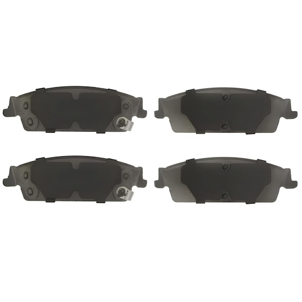 Rear Brake Pad Set For Gmc Yukon 2015 To 2020 Ceramic Friction Material Steel Backing Replacement 19386946