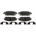 Rear Brake Pad Set For Gmc Yukon 2015 To 2020 Ceramic Friction Material Steel Backing Replacement 19386946