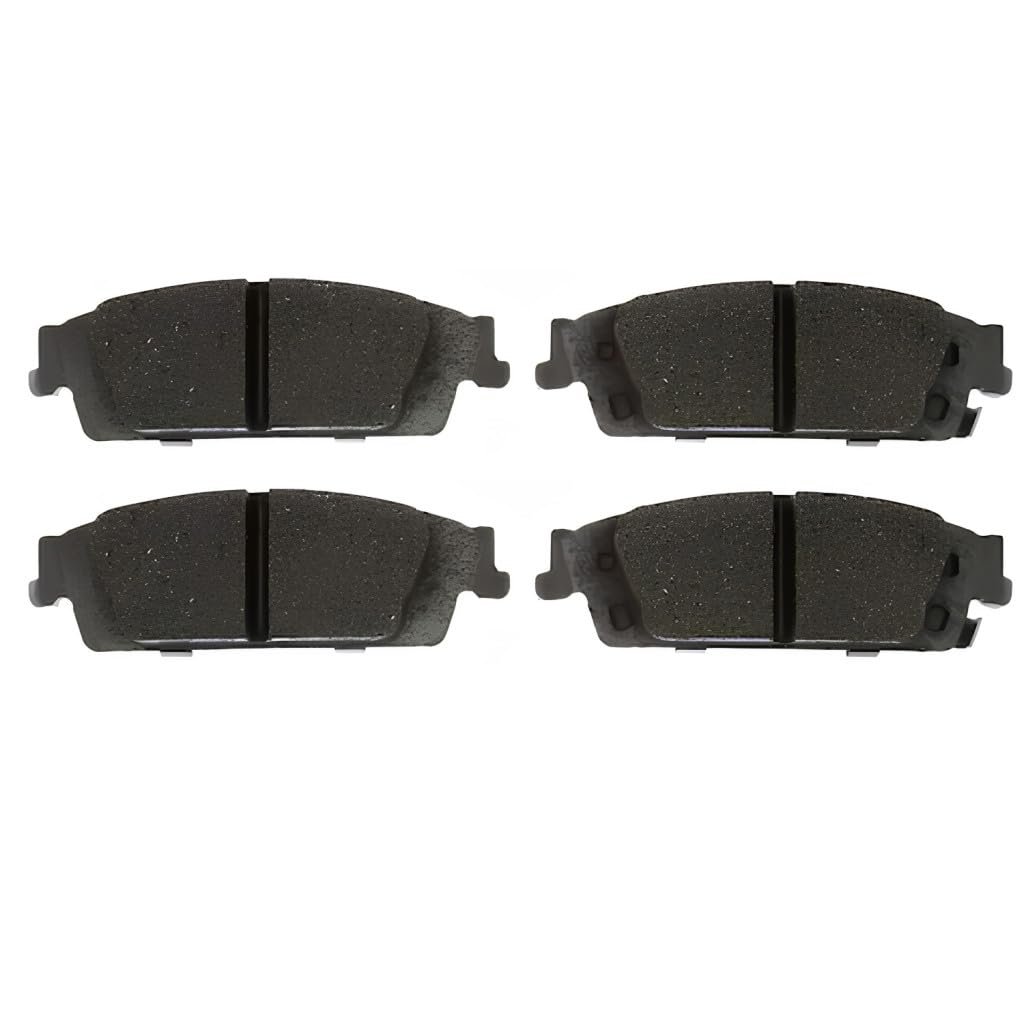 Rear Brake Pad Set For Gmc Yukon 2015 To 2020 Ceramic Friction Material Steel Backing Replacement 19386946