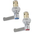 Brass Spindle Assembly Valve Replacement For T S Faucets Blue Cold And Red Hot Handle Stem Valve Replace 002713-40 002714-40