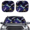 Belidome Dragonfly Car Pop-up Sunshades Universal Front Windshield Sun Visor Protector Accessories From Sunlight Uv 