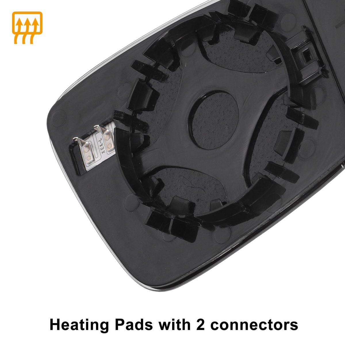 Car Rearview Left Driver Side Mirror Glass Replacement W Backing Plate Heated White For Volkswagen Beetle 2012-2019 Jetta