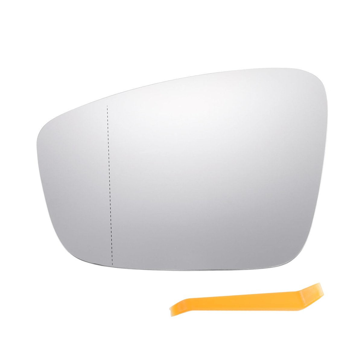 Car Rearview Left Driver Side Mirror Glass Replacement W Backing Plate Heated White For Volkswagen Beetle 2012-2019 Jetta