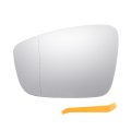 Car Rearview Left Driver Side Mirror Glass Replacement W Backing Plate Heated White For Volkswagen Beetle 2012-2019 Jetta 
