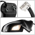 Lx1321127 Factory Style Passenger Right Side Mirror Manual Folding Power Adjust Heated Glass Turn Signal Memory Puddle Light
