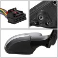 Auto Dynasty Vw1321145 Factory Style Passenger Right Side Mirror Manual Folding Power Adjust Heated Glass Turn Signal Memory