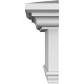 Ekena Millwork Crh07x51 -inch Bottom Width X 54 1 2-inch Top 7 1 4-inch H 1-inch P Crosshead With Trim