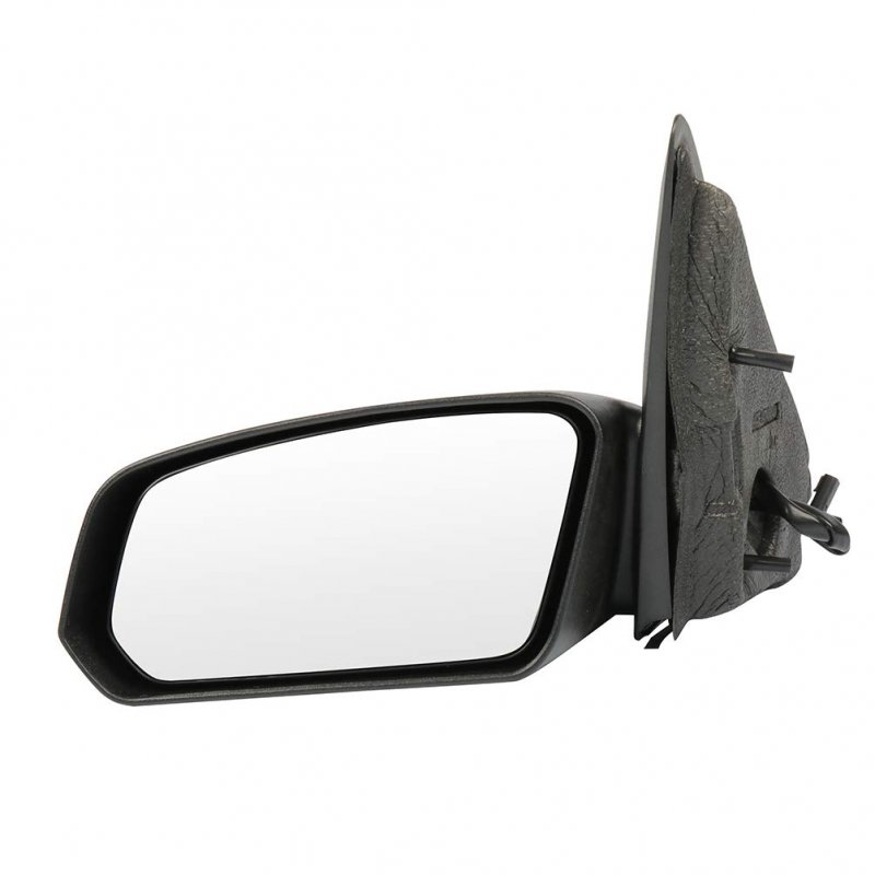 Left Side Mirror For 2003-2007 Saturn Ion Power Adjustment Non Folding Driver View Black Textured Finish