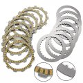 Clutch Friction Plates Compatible With Oem 21441-37400 21442-37400 21442-37401 21451-15500 21451-14a00 For Suzuki Gr650 D Xd