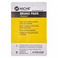 Niche Brake Pad Set For Suzuki Rm85 Rm100 Rm85l 59301-03820 Front Organic 2 Pack