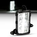 Hecasa Left Led Fog Light For 2019-2023 Gmc Sierra 1500 Denali Front White Lamp Clear Lens Driver Side 